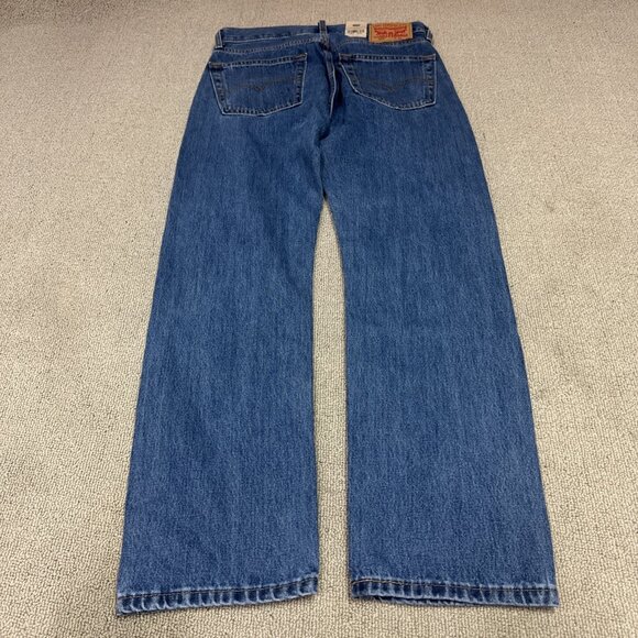 Levi’s 505 Jeans Blue Pockets Men’s Size 30x30 NWT - Picture 12 of 13